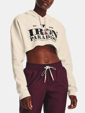 Under Armour UA Project Rock Crop Flce Hdy Pulover