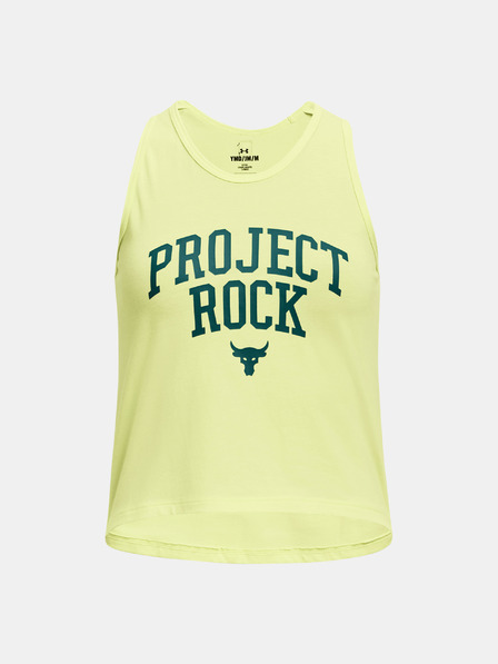 Under Armour Project Rock Girls Graphic Majica brez rokavov otroška