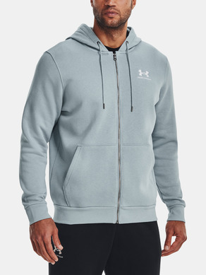 Under Armour UA Essential Fleece FZ Hood-BLU Pulover