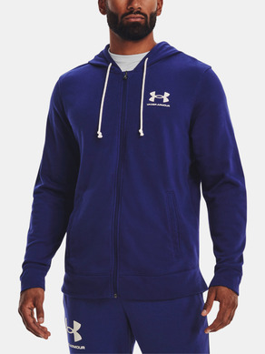 Under Armour UA Rival Terry LC FZ-BLU Pulover