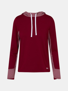 Under Armour UA ColdGear Hoodie-RED Pulover