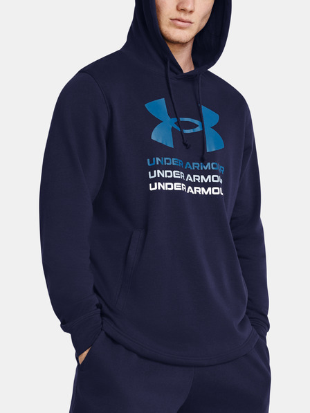 Under Armour UA Rival Terry Graphic Hood Pulover