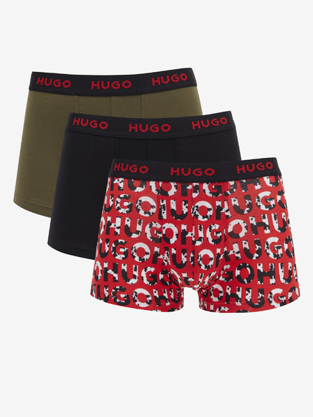 HUGO Triplet Design Oprijete boksarice 3 Piece