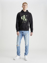 Calvin Klein Jeans Mirrored CK Logo Hoodie Pulover
