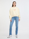 Calvin Klein Jeans Illuminated Box Logo Crew Neck Pulover