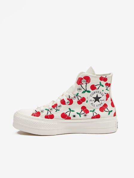 Converse Chuck Taylor All Star Lift Platform Cherries Superge