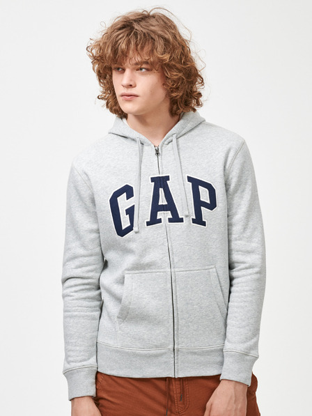 GAP Zip Logo Pulover