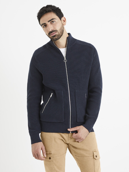 Celio Vezipper Pulover