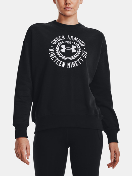 Under Armour Rival Fleece Crest Grp Crew Pulover