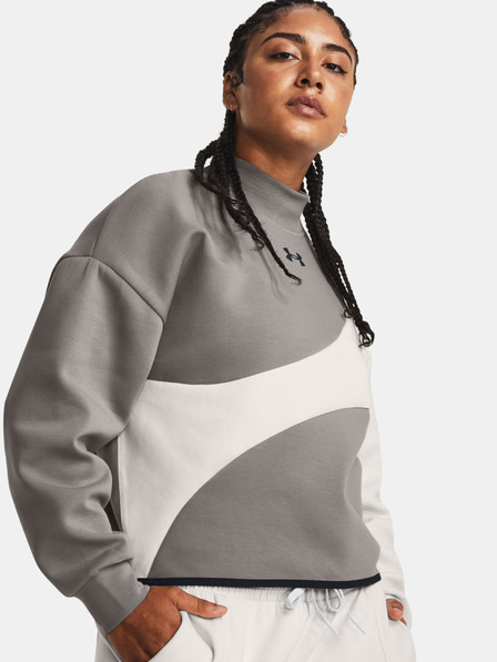 Under Armour Unstoppable Flc Crop Crew Pulover