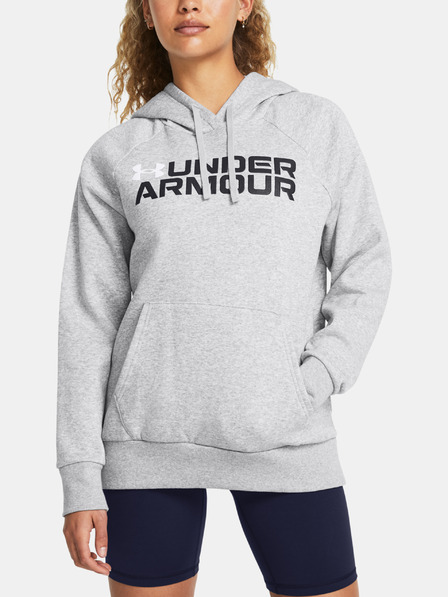 Under Armour Rival Fleece Wordmark Hoodie Pulover