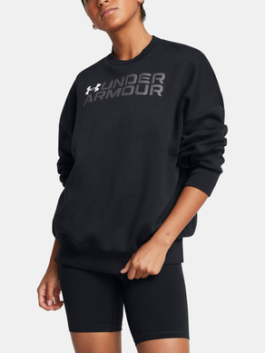 Under Armour Rival Fleece WordmarkOS Crew Pulover