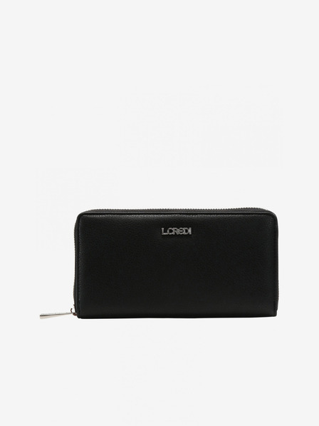 L.CREDI Filippa Wallet L Black Denarnica