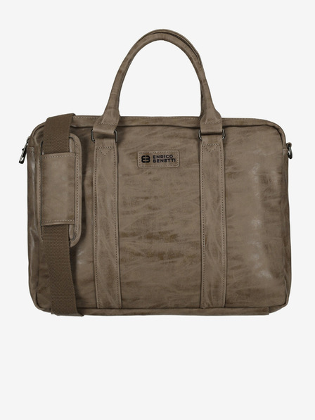 Enrico Benetti Rotterdam 15" Notebook Bag Medium Taupe Torba