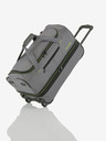 Travelite Basics Wheeled duffle S - šedo-zelená Torba