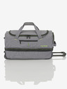 Travelite Basics Wheeled duffle S - šedo-zelená Torba