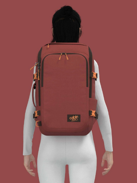 CabinZero Adv Pro 32L Sangria Red Nahrbtnik