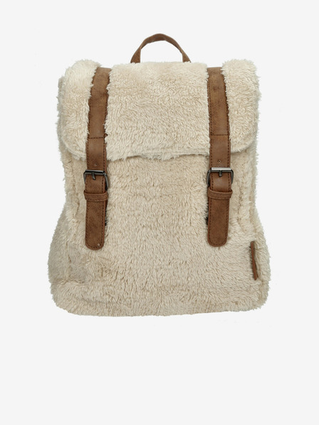 Enrico Benetti Teddy Tablet Backpack Off-White Nahrbtnik