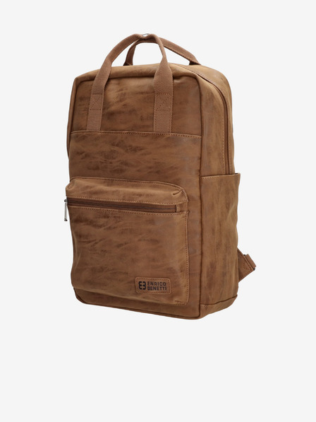 Enrico Benetti Rotterdam 13" Notebook Backpack Camel Nahrbtnik