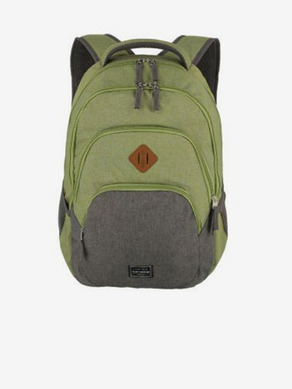 Travelite Basics Melange Green/grey Nahrbtnik