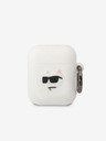 Karl Lagerfeld Airpods 1/2 White Ovitek