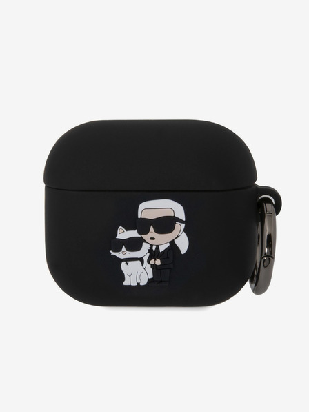 Karl Lagerfeld AirPods 3 Black Ovitek