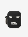 Karl Lagerfeld AirPods 1/2 Black Ovitek