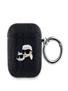 Karl Lagerfeld AirPods 1/2 Black Ovitek