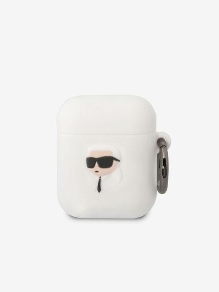 Karl Lagerfeld Airpods 1/2 White Ovitek