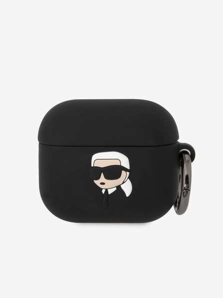 Karl Lagerfeld AirPods 3 Black Ovitek