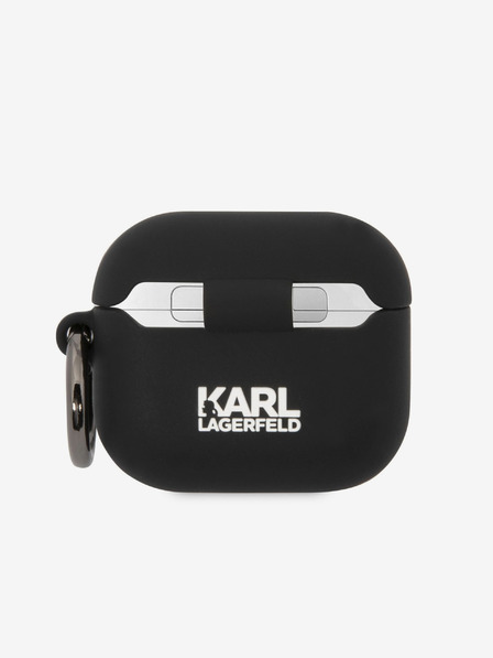 Karl Lagerfeld AirPods 3 Black Ovitek