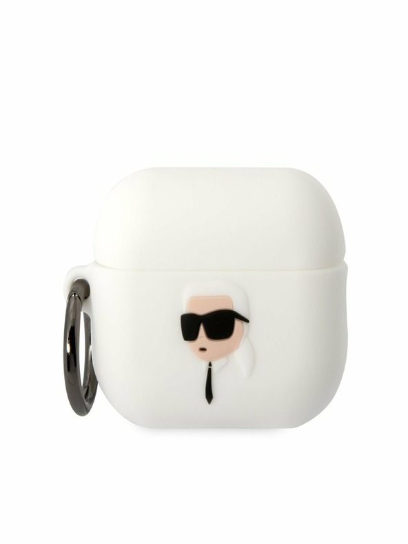 Karl Lagerfeld Airpods Pro 2 White Ovitek