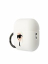 Karl Lagerfeld Airpods Pro 2 White Ovitek