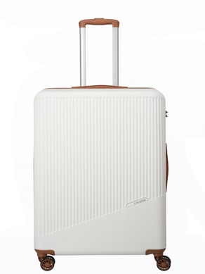 Travelite Bali L White/Cognac Kovček