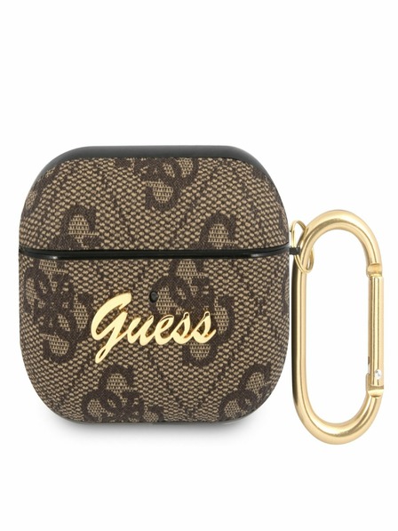 Guess 4G Script PC/PU Airpods Pro Brown Ovitek