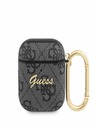 Guess 4G Script PC/PU AirPods 1/2 Black Ovitek