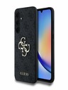 Guess PU 4G Metal Logo Zadní Kryt pro Samsung Galaxy A35 5G Grey Ovitek za telefon