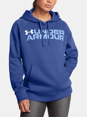 Under Armour Rival Fleece Wordmark Hoodie Pulover