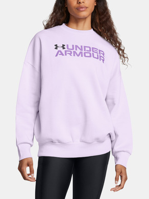 Under Armour Rival Fleece WordmarkOS Crew Pulover