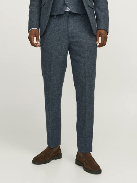 Jack & Jones Temno modre moške hlače chino s platnom Jack & Jones Winter