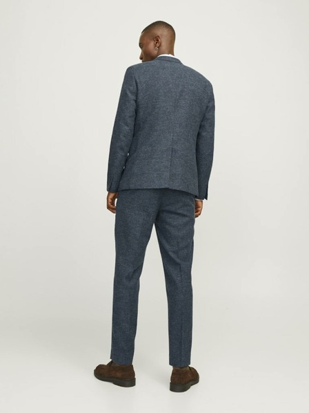 Jack & Jones Temno modre moške hlače chino s platnom Jack & Jones Winter