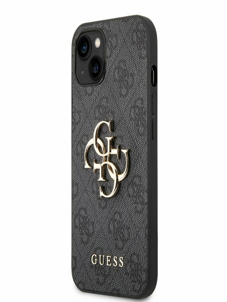 Guess PU 4G Metal Logo iPhone 14 Plus Grey Ovitek za telefon