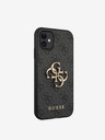 Guess PU 4G Metal Logo Zadní Kryt pro iPhone 11 Grey Ovitek za telefon