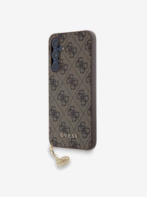 Guess 4G Charm Zadní Kryt pro Samsung Galaxy A55 Brown Ovitek za telefon