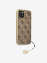 Guess 4G Charm Zadní Kryt pro iPhone 13 Brown Ovitek za telefon