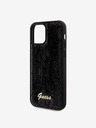 Guess Sequin Script Logo Zadní Kryt pro iPhone 12/12 Pro Black Ovitek za telefon