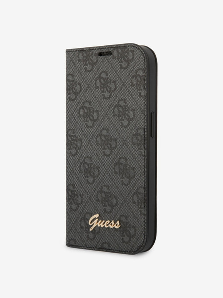 Guess PC/TPU 4G Metal Camera Outline Book iPhone 14 Pro Black Ovitek