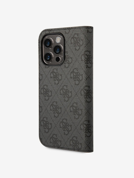 Guess PC/TPU 4G Metal Camera Outline Book iPhone 14 Pro Black Ovitek