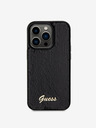 Guess Sequin Script Logo Zadní Kryt pro iPhone 14 Pro Black Ovitek za telefon