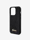 Guess Sequin Script Logo Zadní Kryt pro iPhone 14 Pro Black Ovitek za telefon